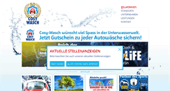 Desktop Screenshot of cosy-wasch.de